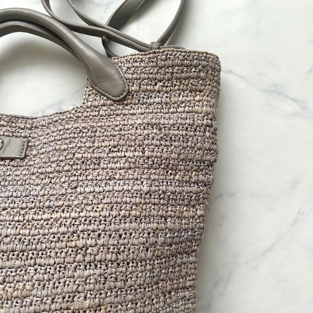 極美品✨ヘレンカミンスキー ラフィア トートバッグ CassiaS