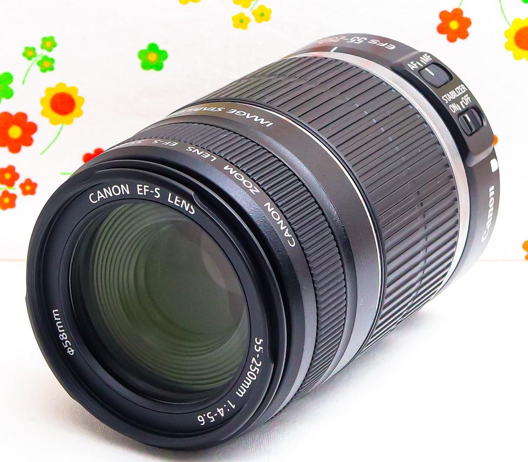 美品☆Canon EF-S 55-250mm IS☆お手軽望遠レンズ♪ キャノン Canon EF-S 55-250mm IS☆お手軽望遠レンズ♪ - メルカリ