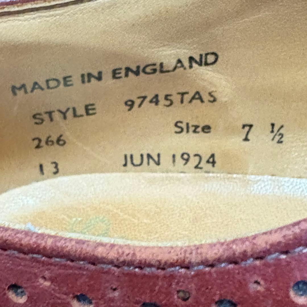 サンダース SANDERS (UK7.5) DUFFER別注 レザースニーカー - メルカリ