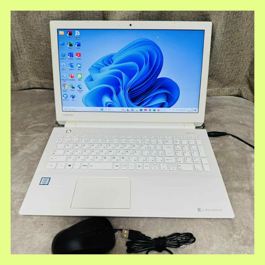 S266 TOSHIBAノートパソコン WEBカメラSSD高速Windows11 - メルカリ