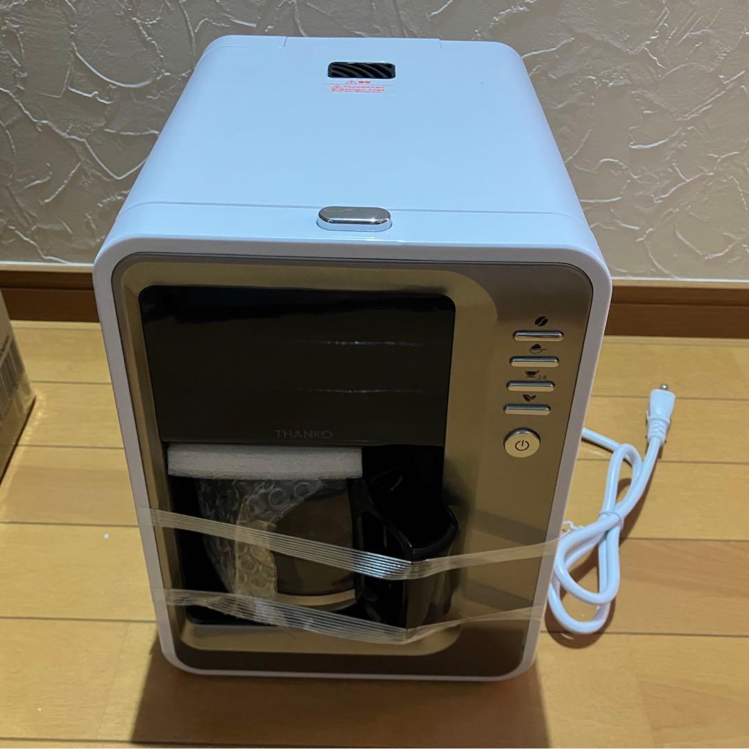 新品】THANKO 全自動3段ミル付きコーヒーメーカー FLAMCMSWH - メルカリ