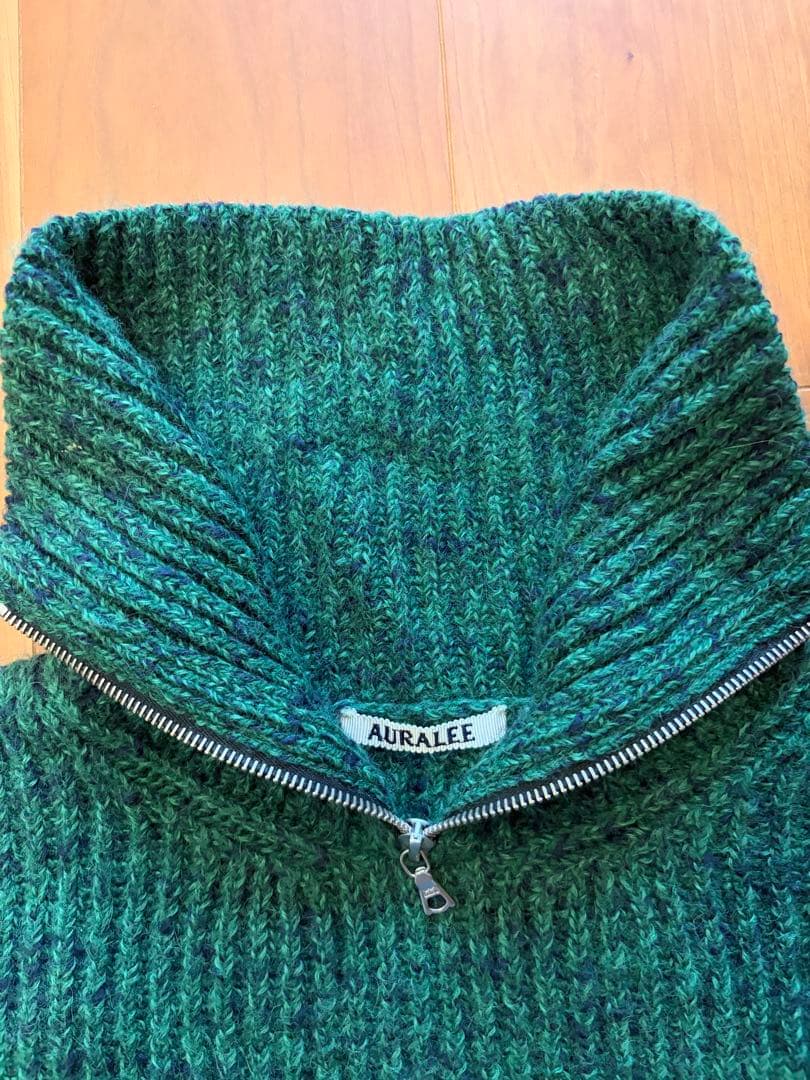 3連休限定値下げ】auralee KNIT ZIP TURTLE - メルカリ