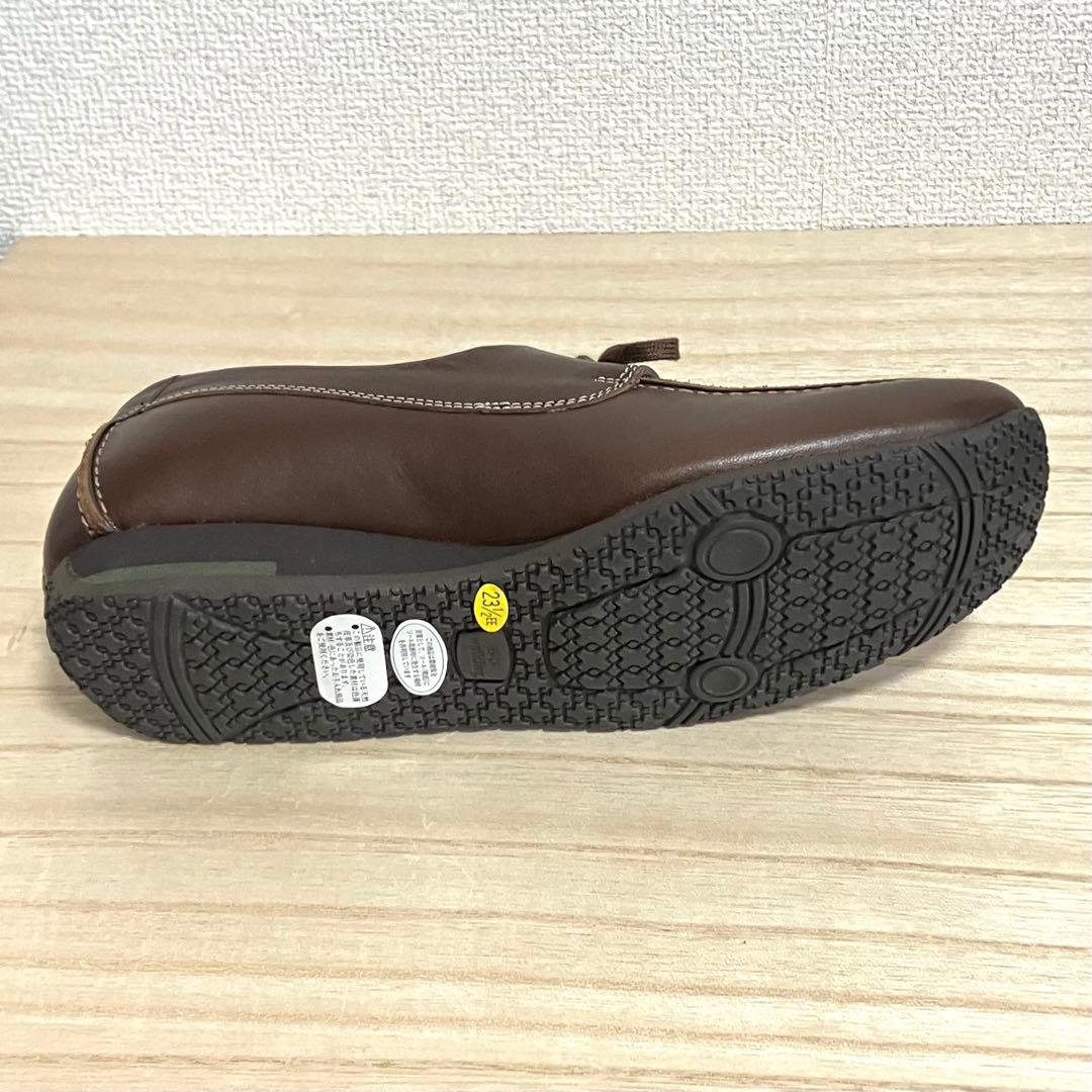 未使用品 タグ付き pedala ペダラ ブラウン 23.5cm