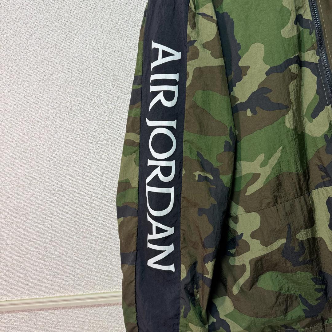 NIKE AIR JORDAN ナイロンジャケット 迷彩 カモフラ 希少 3XL - メルカリ