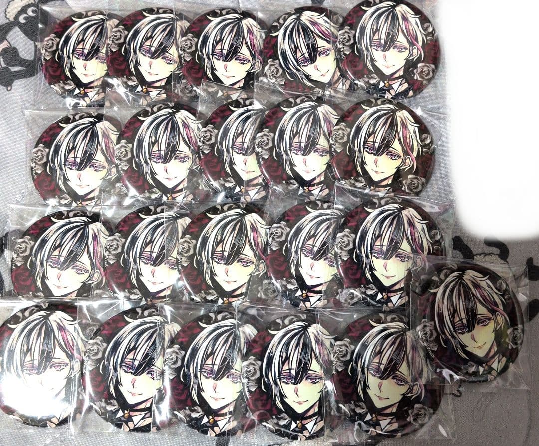 あくねこ 悪魔執事と黒い猫 ベリアン 缶バッジ 初期 21個