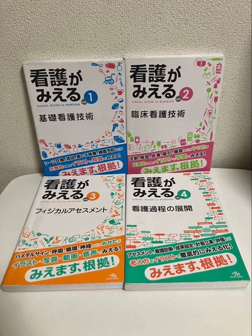 看護がみえる vol.1〜vol.4【4冊セット】 mediLinkストア / 看護がみえるvol.4 看護過程の展開（第1版）