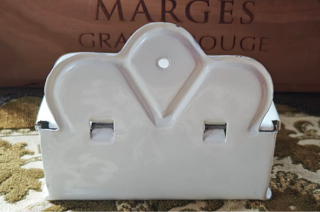 【美品・希少】ホーロー製マッチ缶 “Allumettes”フランスヴィンテージ