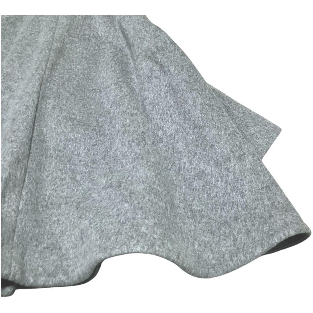 美品】エンフォルド ケープポンチョ風 ワイドシャギー ウール コート