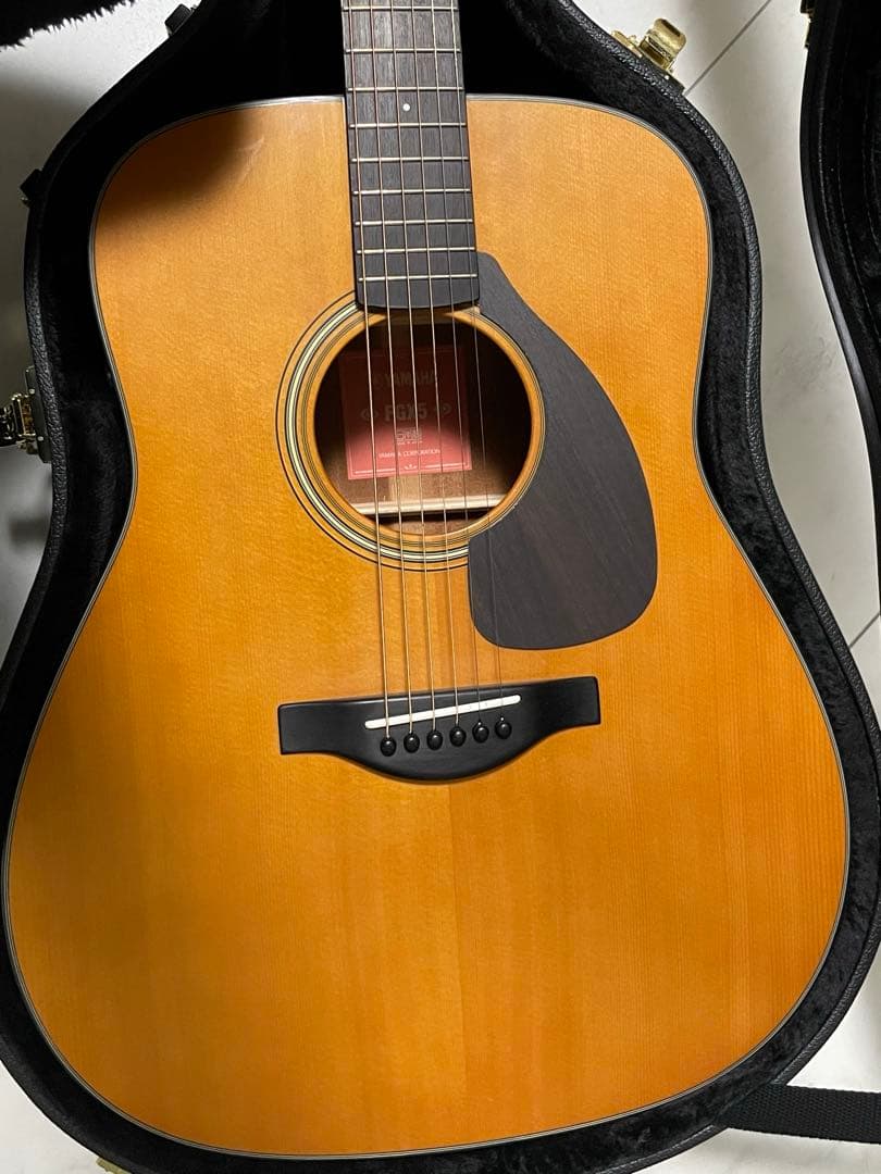 YAMAHA FGX5 red label series 純正ハードケース付き - メルカリ