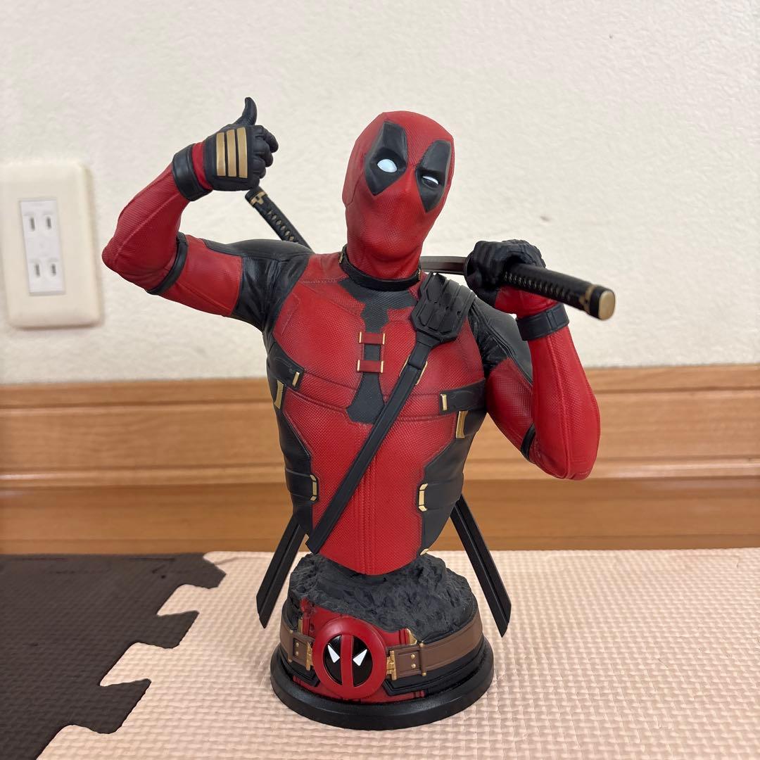 Happyくじ 一番くじ デッドプール バストアップスタチュー 開封済み