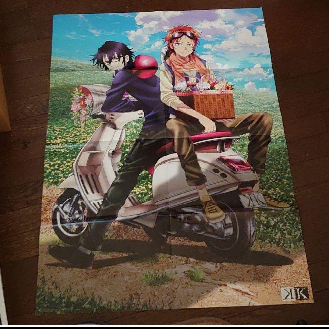 K 超特大ポスター♯②大 伏見猿比古&八田美咲 バイク - メルカリ