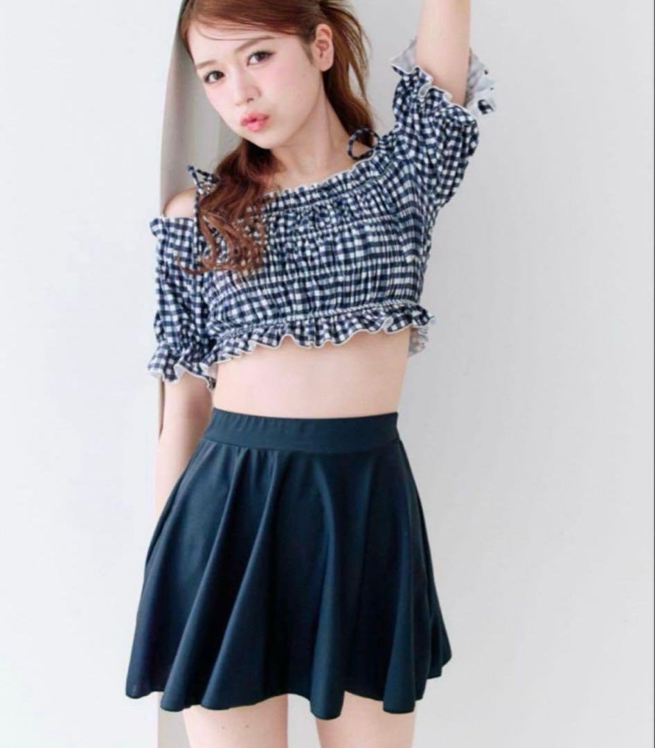 olive des olive シャーリング swim wear 3点セット】レースシャーリングswim wear | OLIVE des OLIVE(オリーブ