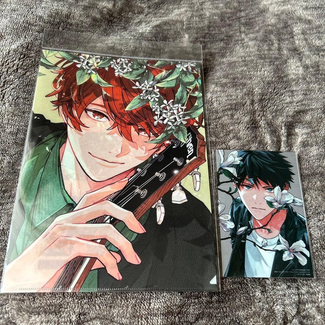 ギヴン展 クリアファイル F 真冬 クリアカードコレクション 全サ 立夏