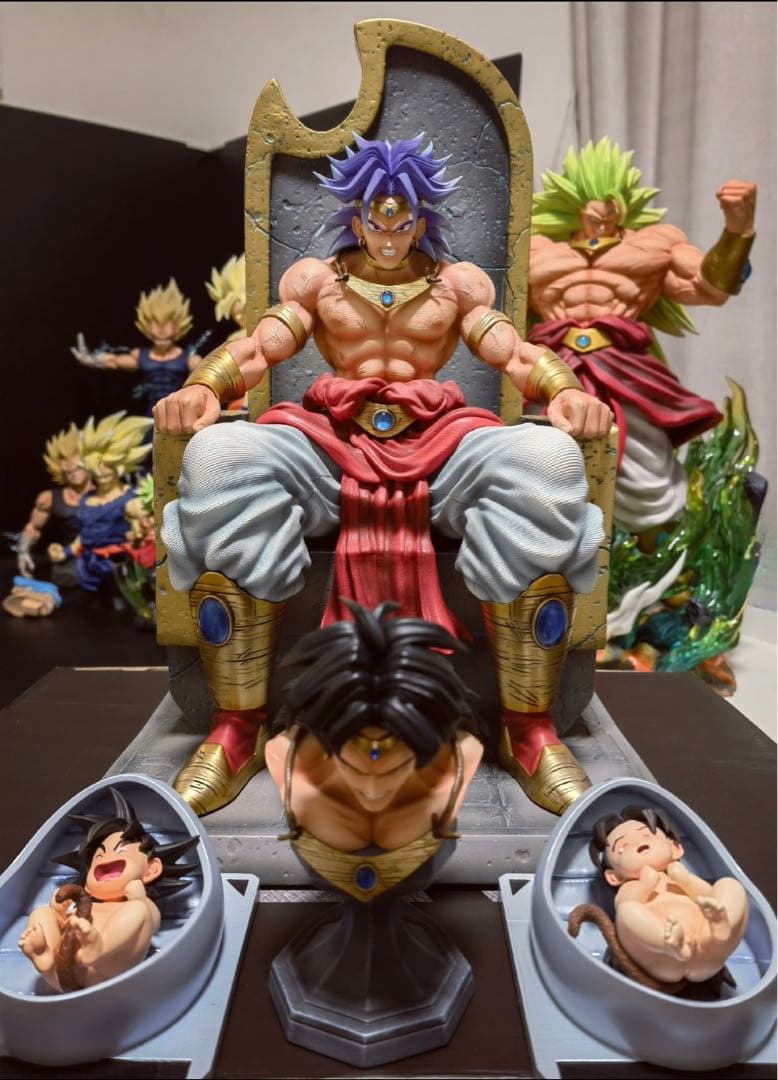 ドラゴンボール 王座 ブロリー フィギュア ガレージキット - メルカリ