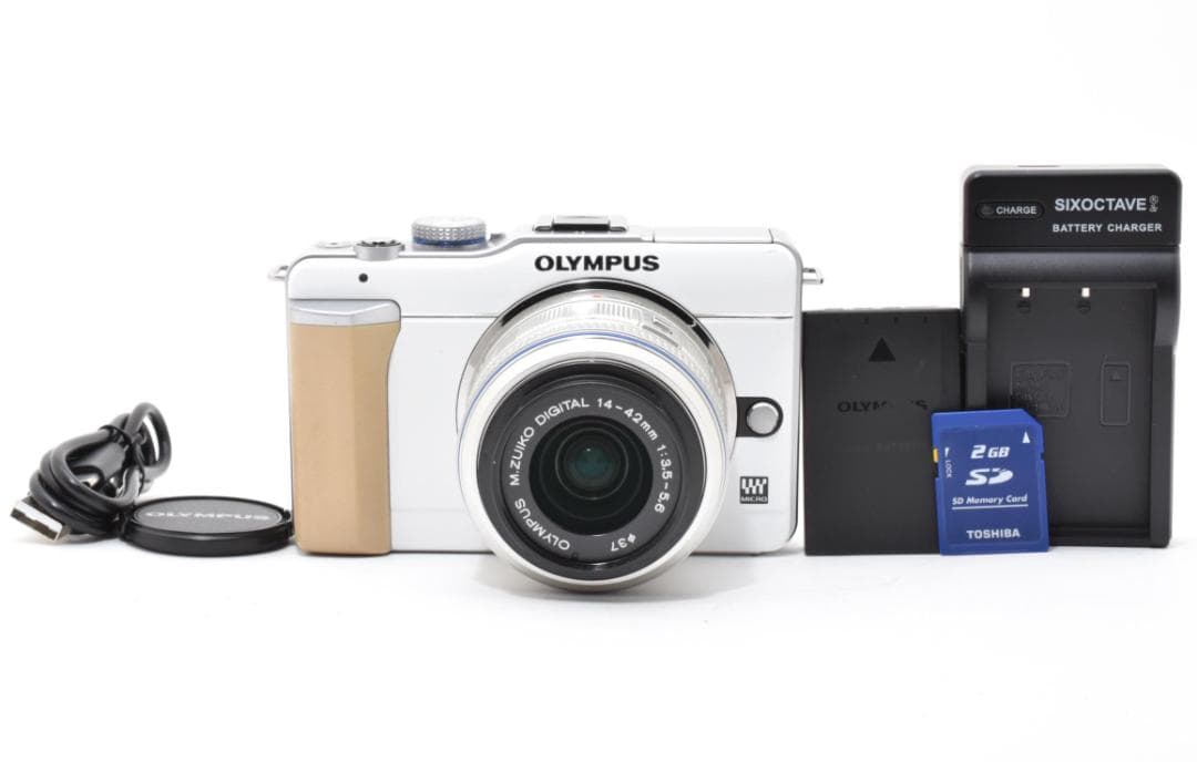 オリンパス　OLYMPUS PEN Lite E-PL1 14-42mm オリンパス、より小型化した「PEN Lite E-PL1」 - 価格.com