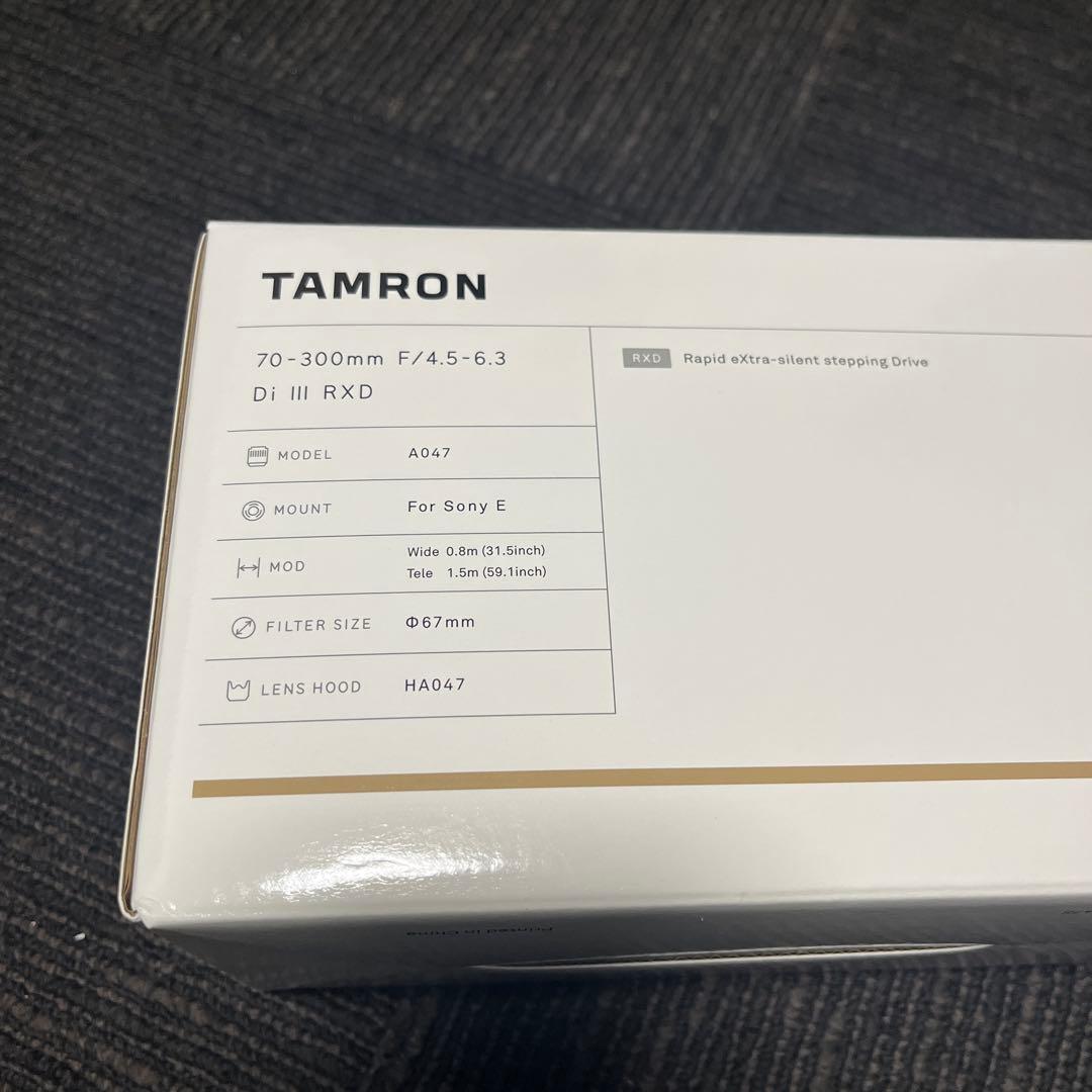 【美品TAMRON タムロン 70-300mm F/4.5-6.3 Di III