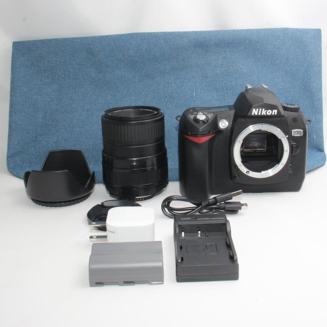❤️新品カメラバック付き❤️ニコン D70 超望遠 レンズセット