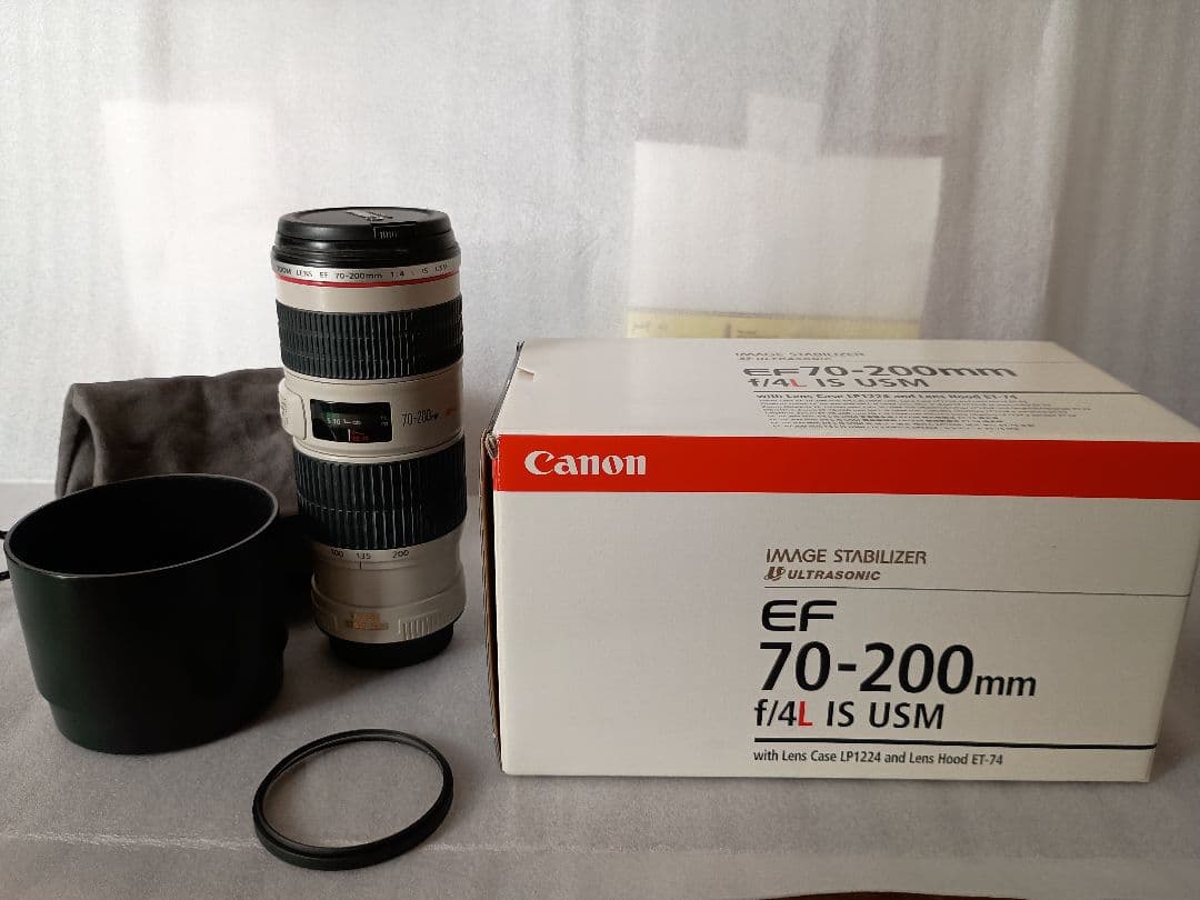 【箱付き】 キャノン Canon EF 70-200mm F4 L IS USM Amazon.com : Canon EF 70-200mm f/4 L IS USM Lens for Canon Digital