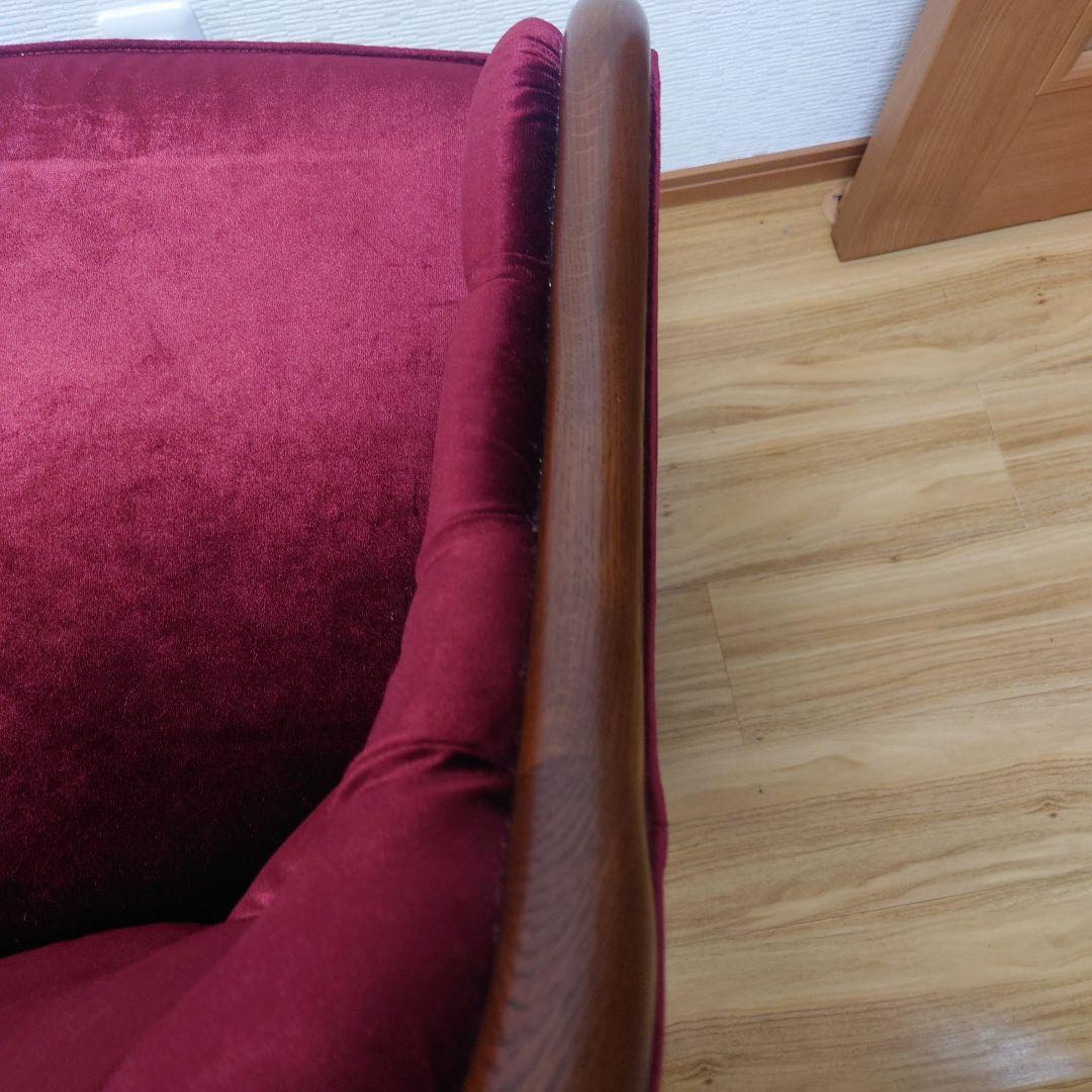 ☆激レア☆高級家具 カリモク ロココ調 クラシック チェスター 回転式