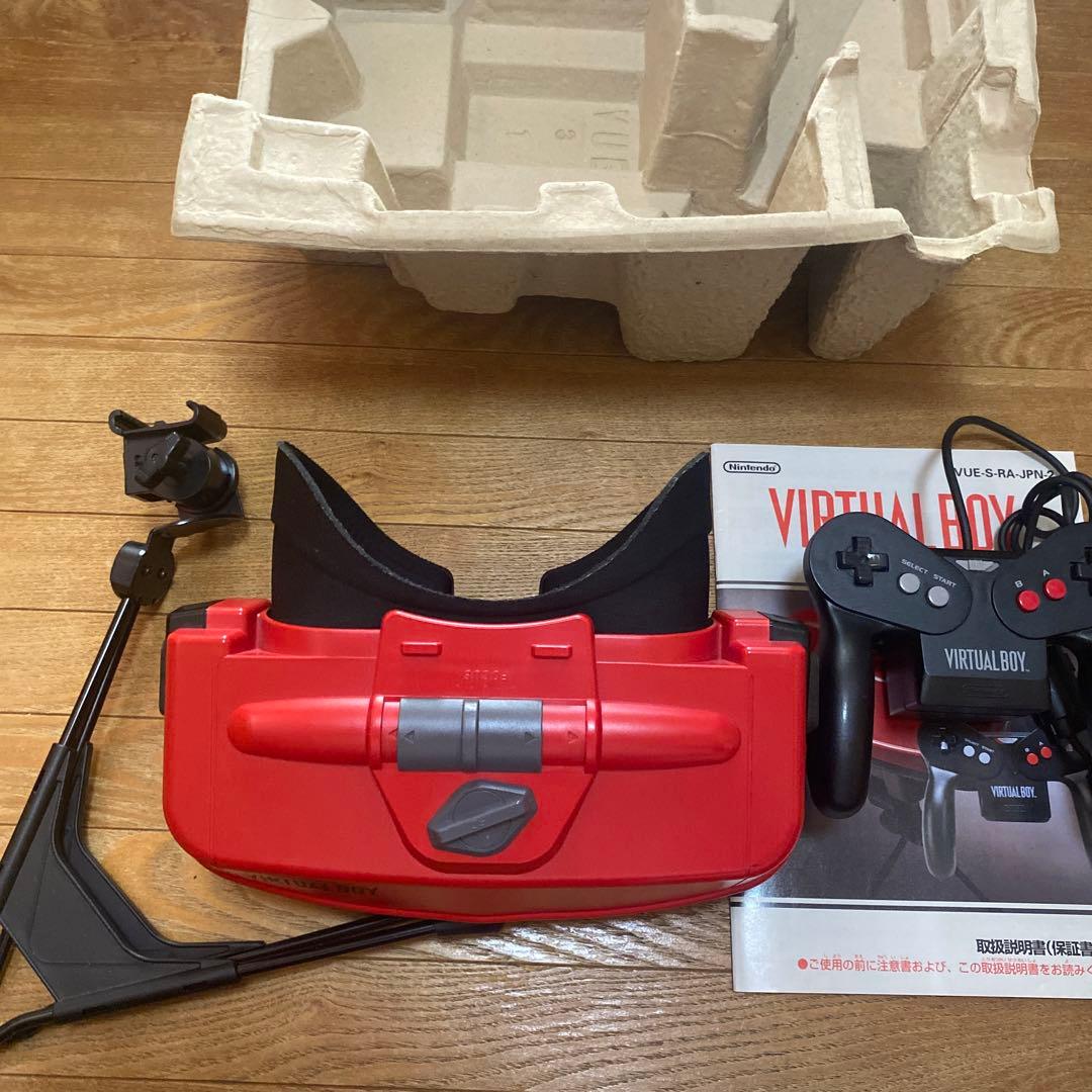 任天堂 バーチャルボーイ 本体 箱説明書つき - メルカリ