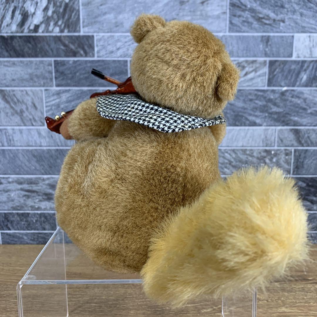 平成レトロ SCRATCH 森の音楽館 オルゴール付き 可動ぬいぐるみ リス