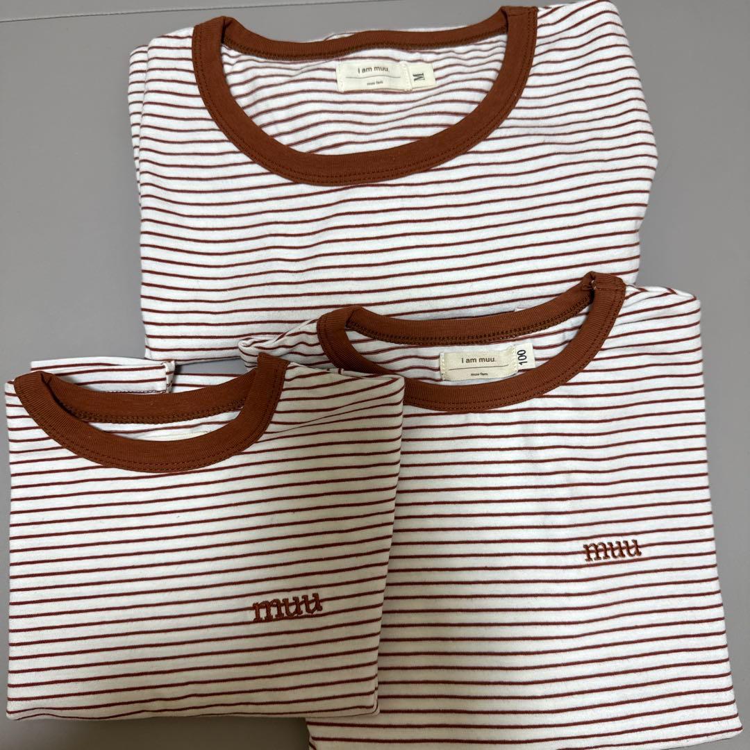 muu closet Tシャツ　親子3点セット 楽天市場】親子 ペアtシャツ リンクコーデ 親子 セット tシャツ 半袖