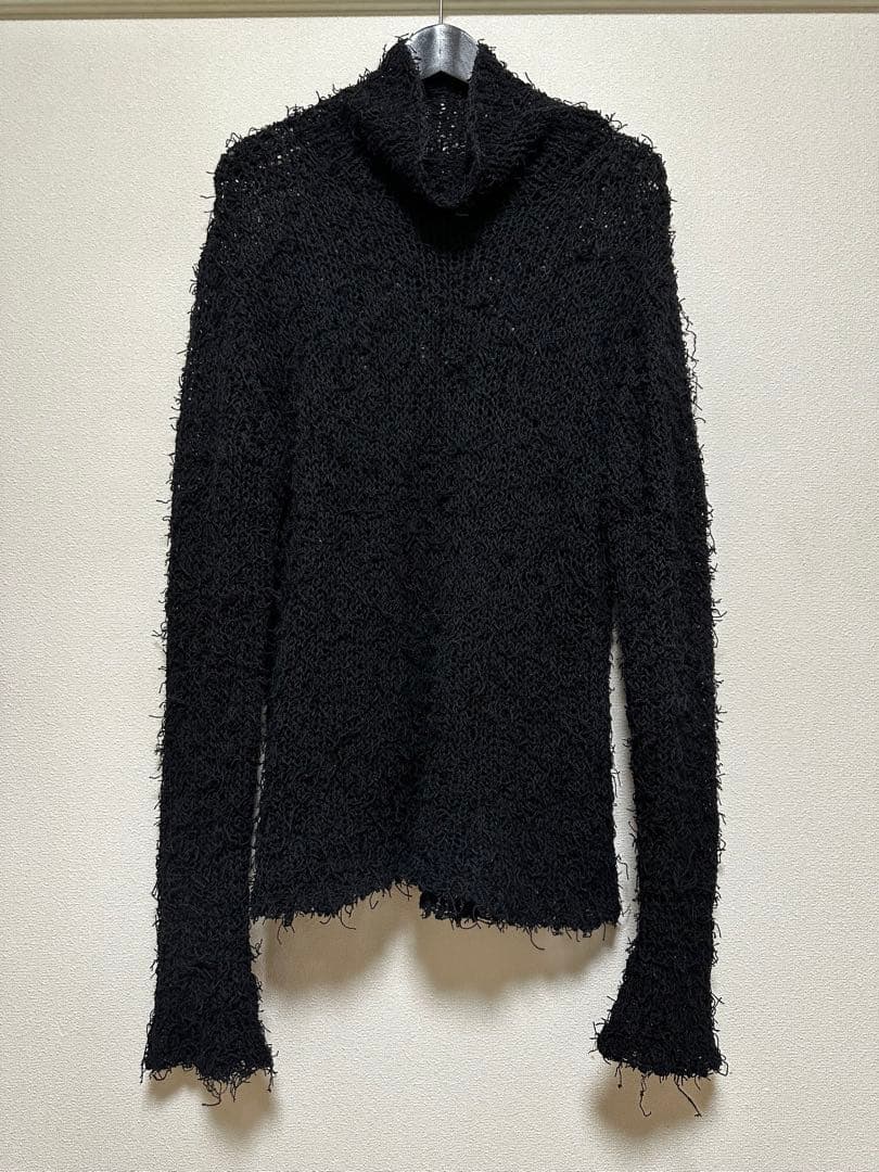 Yohji Yamamoto 21aw 花柄タートルネック Yohji Yamamoto ヨウジ