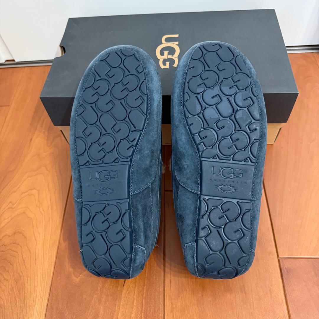 新品】UGG アグ スリッポン モカシン アスコット ネイビー 28cm - メルカリ