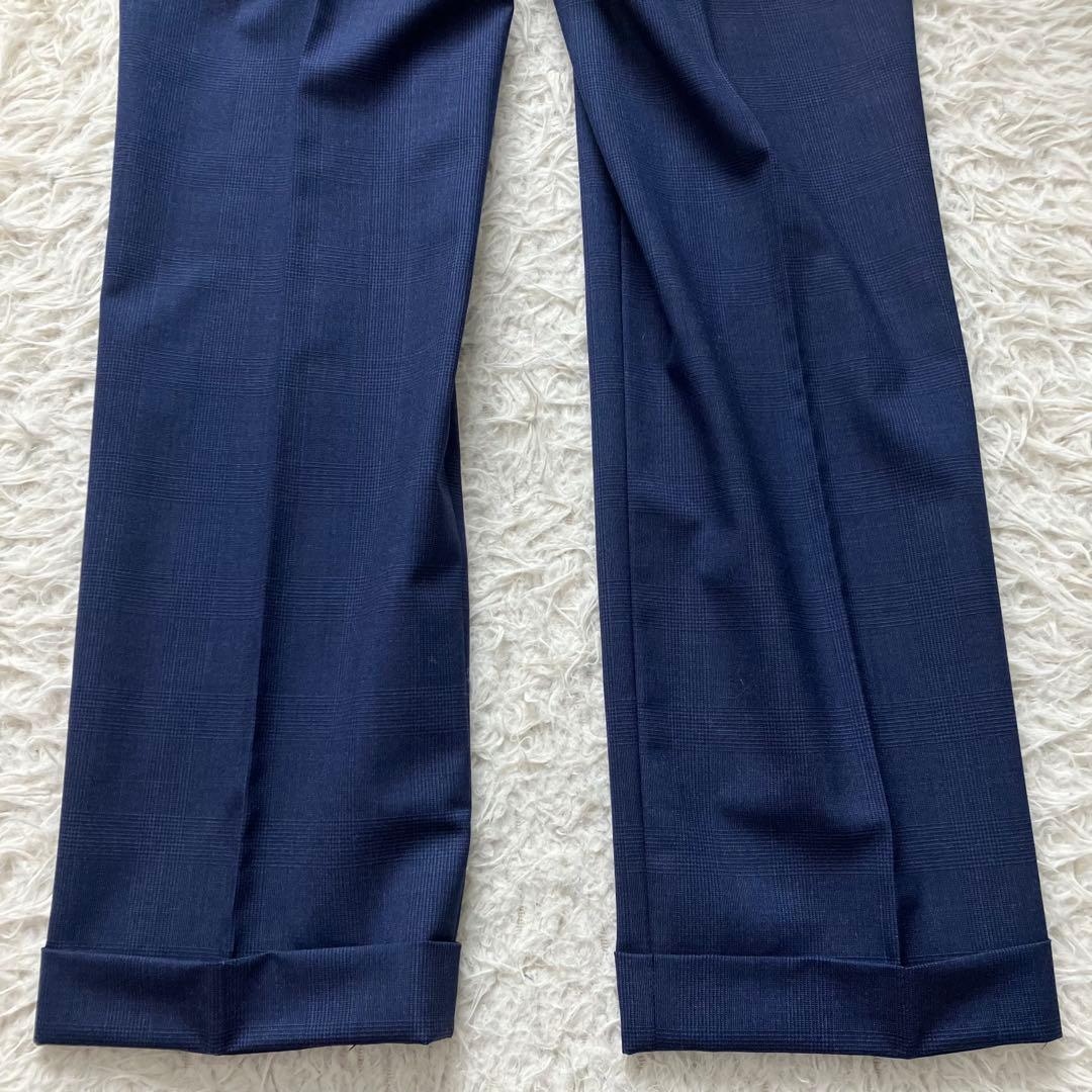 《極美品早い者勝ち》グリーンレーベルリラクシングスーツセットアップネイビー