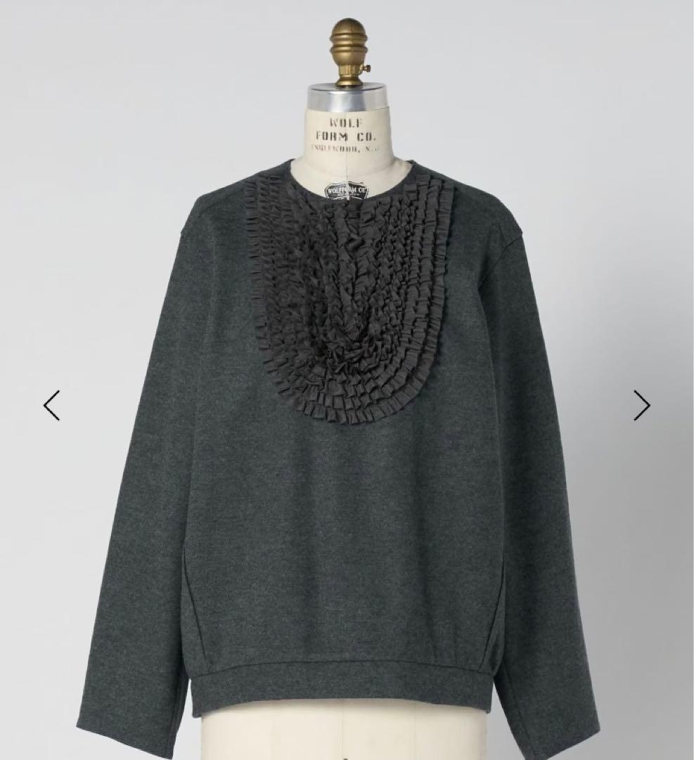 2025aw完売 Drawer ドゥロワー ウールフリルブザムブラウス 1 - メルカリ