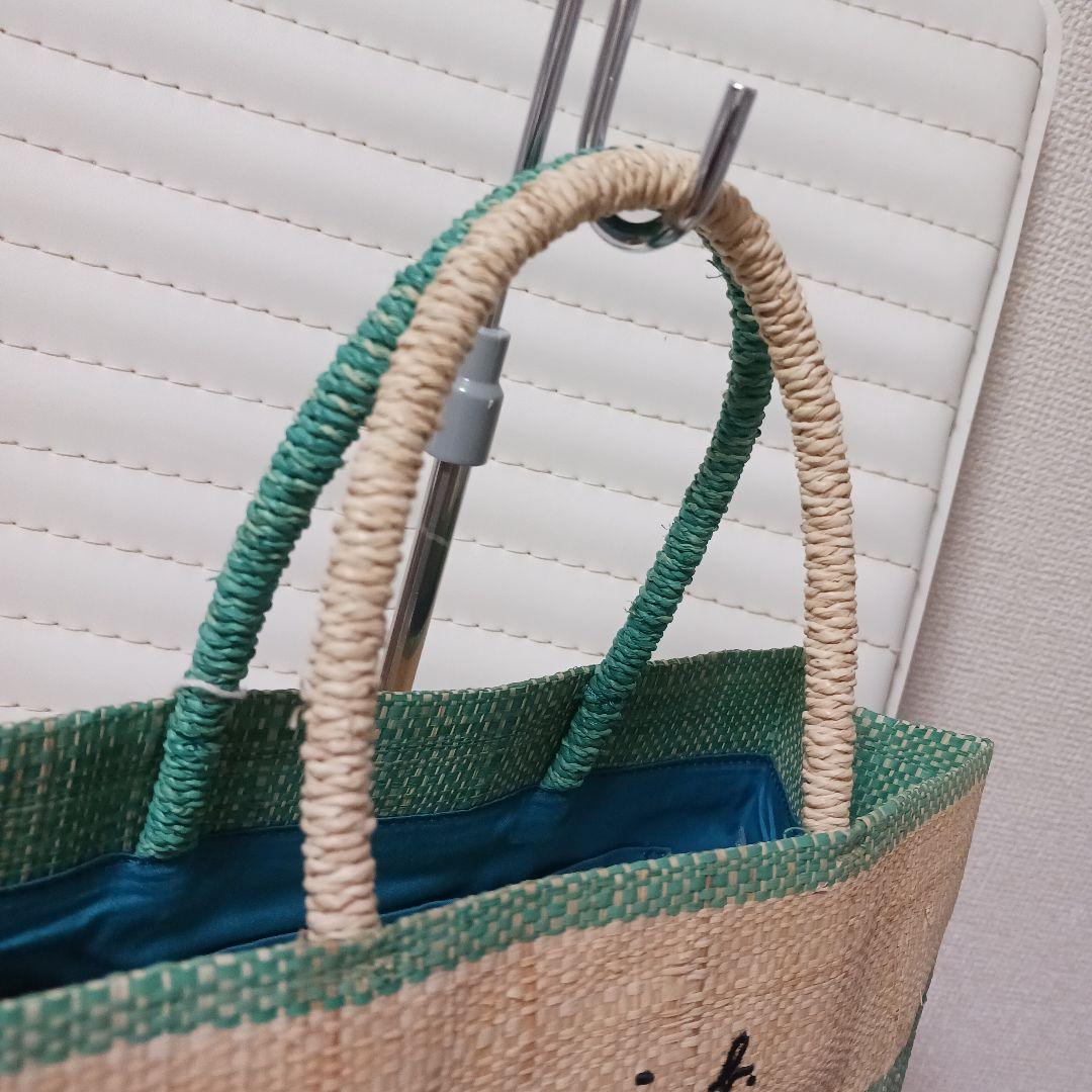 2273 agnes b. イエナマダガスカルトートバッグ ポーチ付 新品未使用