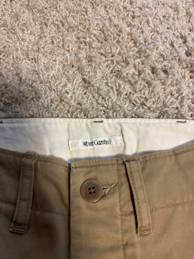 Wim Gazelle チノパンツ キャメル