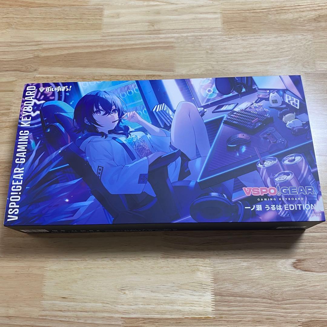 ぶいすぽっ！ 一ノ瀬うるは コラボキーボード 使用済み 美品 Best One(ベストワン) / VSPO! GEAR ゲーミングキーボード 一ノ瀬うる