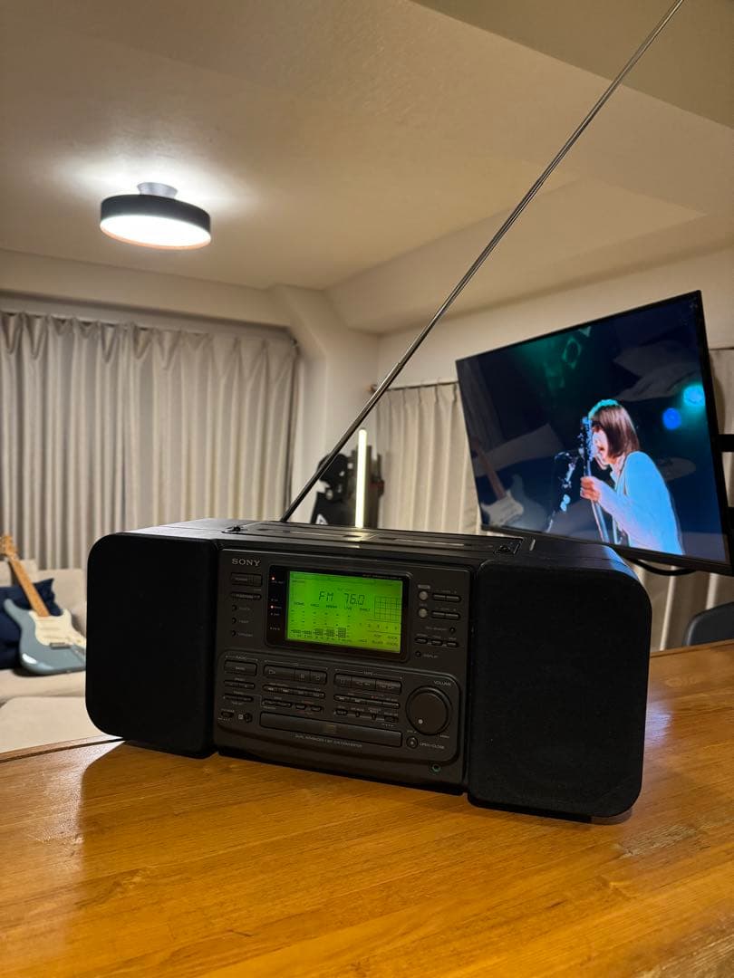 【希少】ソニー CD FM AM バブルラジカセ ZS-7 スペアナ SONY 希少】ソニー CD FM AM バブルラジカセ ZS-7 スペアナ SONY - メルカリ