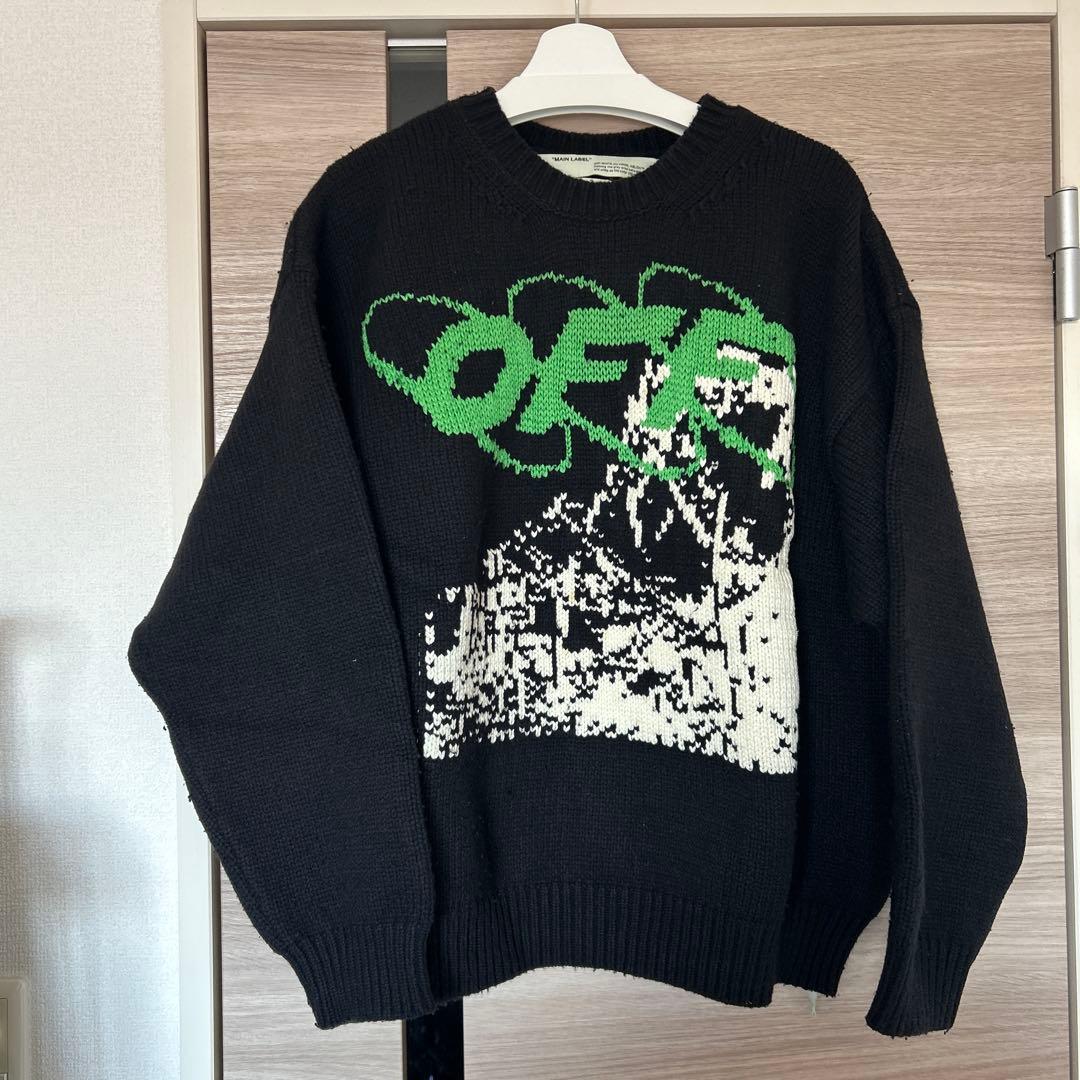 Off-White ニット フラッフィーモックネック ウォッシャブルニット（WEB限定カラーあり）