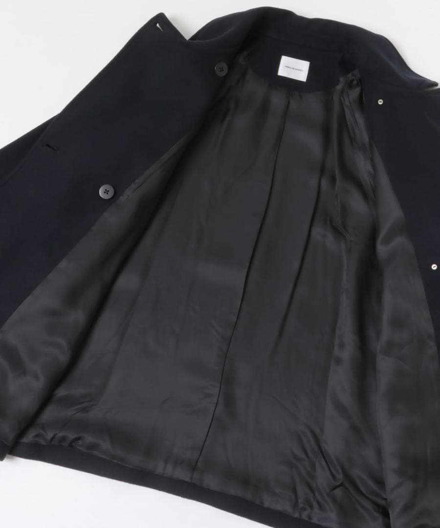 新品◆2025◆アーバンリサーチ◆スーパー100メルトンPコート《D.NAVY》