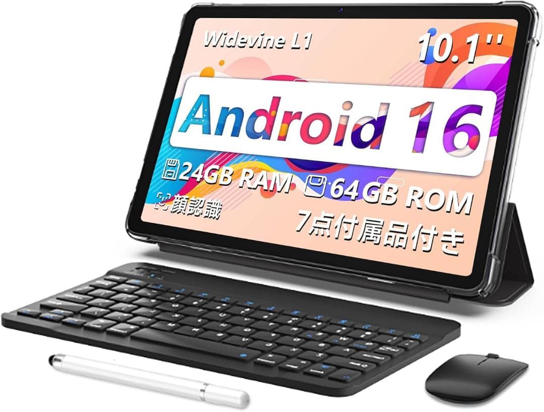 人気商品！android16 タブレット 10.1インチ Wi-Fiモデル Amazon.co.jp: 【2025新登場Android 16 タブレット 120Hz大画面】BNCF