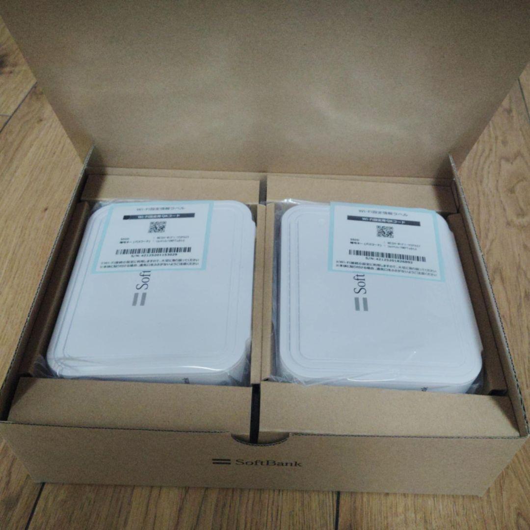 SoftBank メッシュWi-Fiルーター 2 台セット 新品未使用品】SoftBank メッシュWiFiルーター 2台セット RP562B A174