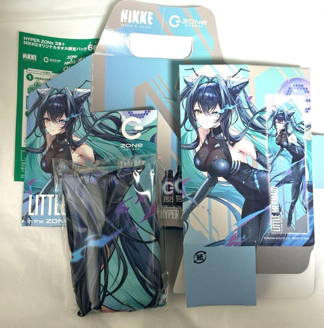 勝利の女神 nikke ニケ zone コラボ リトルマーメイド タオル - メルカリ