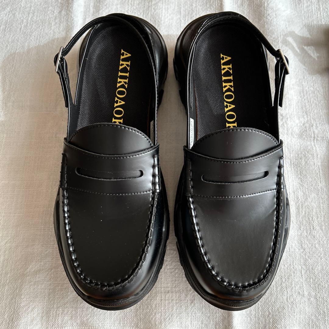 AKIKOAOKI ローファー petit_faux leather BK×BK – AKIKOAOKI(アキコアオキ)公式オンラインストア