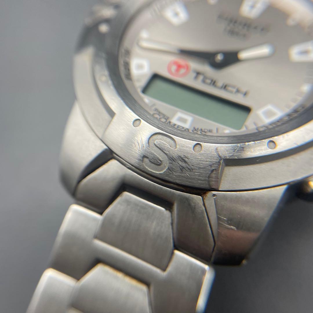 ◯ TISSOT ティソ TTOUCH 1853 シルバー 腕時計 不動品 - メルカリ