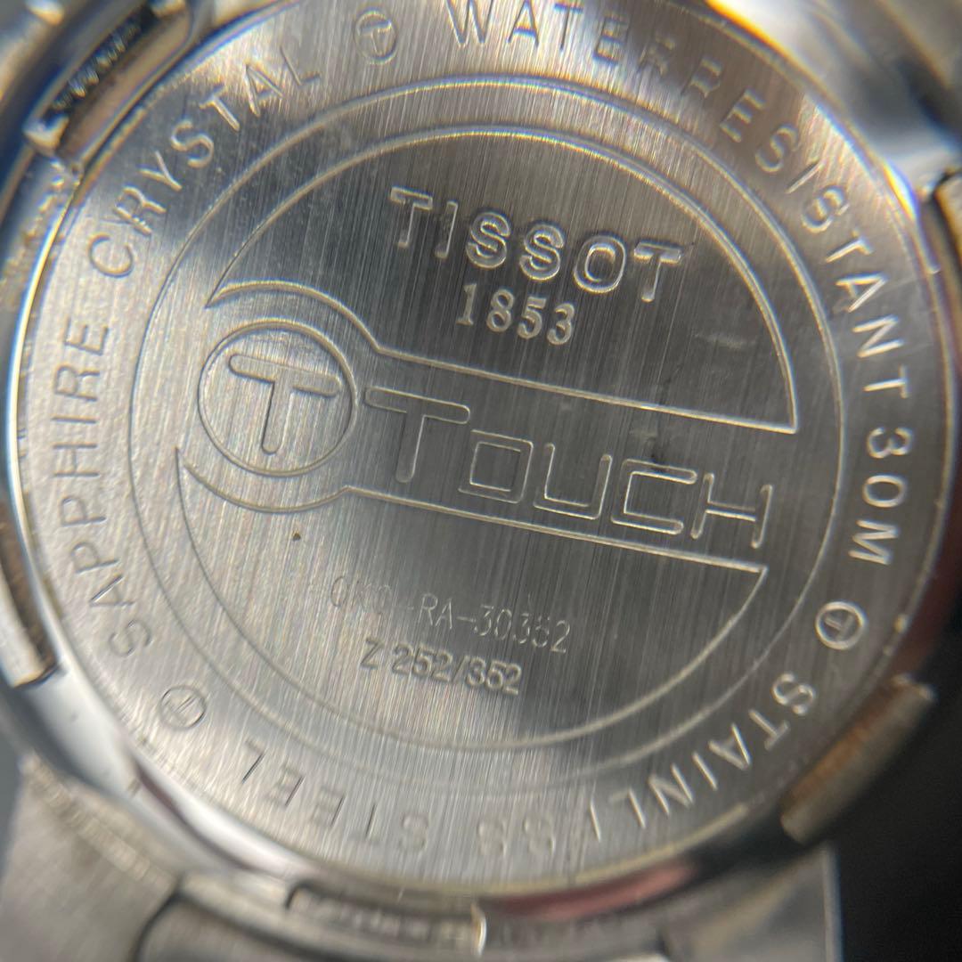 ◯ TISSOT ティソ TTOUCH 1853 シルバー 腕時計 不動品 - メルカリ