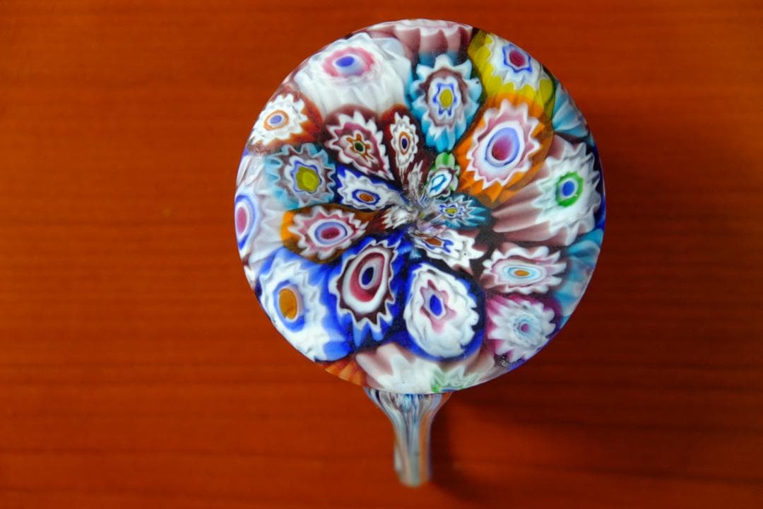 ベネチアンガラス アンティーク カップ＆ソーサー ガラス ムラノ 江波