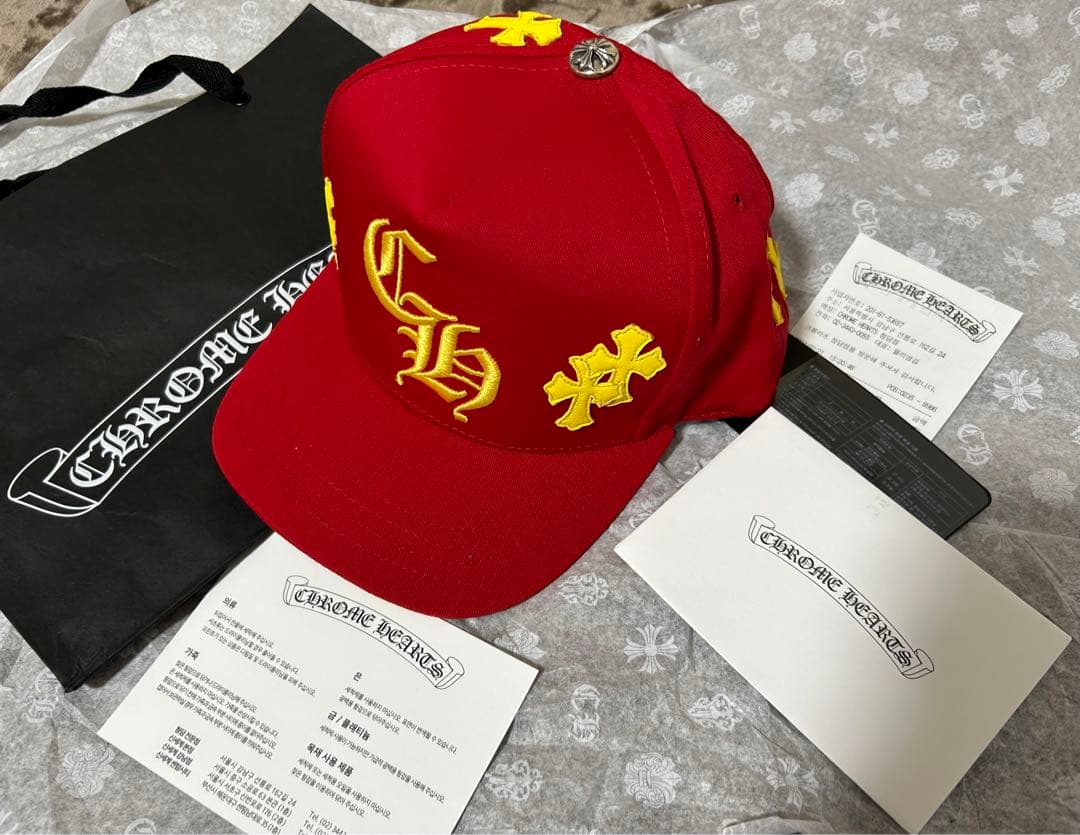 激美品正規限定クロムハーツセメタリークロスキャップCHROMEHEARTSCAP クロムハーツ セメタリー クロス メッシュ キャップ Cross Cap (CHROME