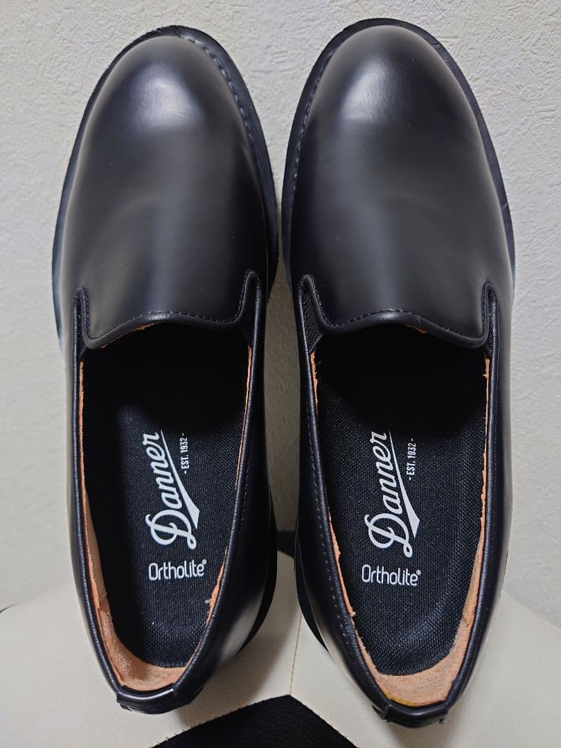 ダナー アーリントンスリップ レザーシューズ 黒 中古 7H 25.5cm