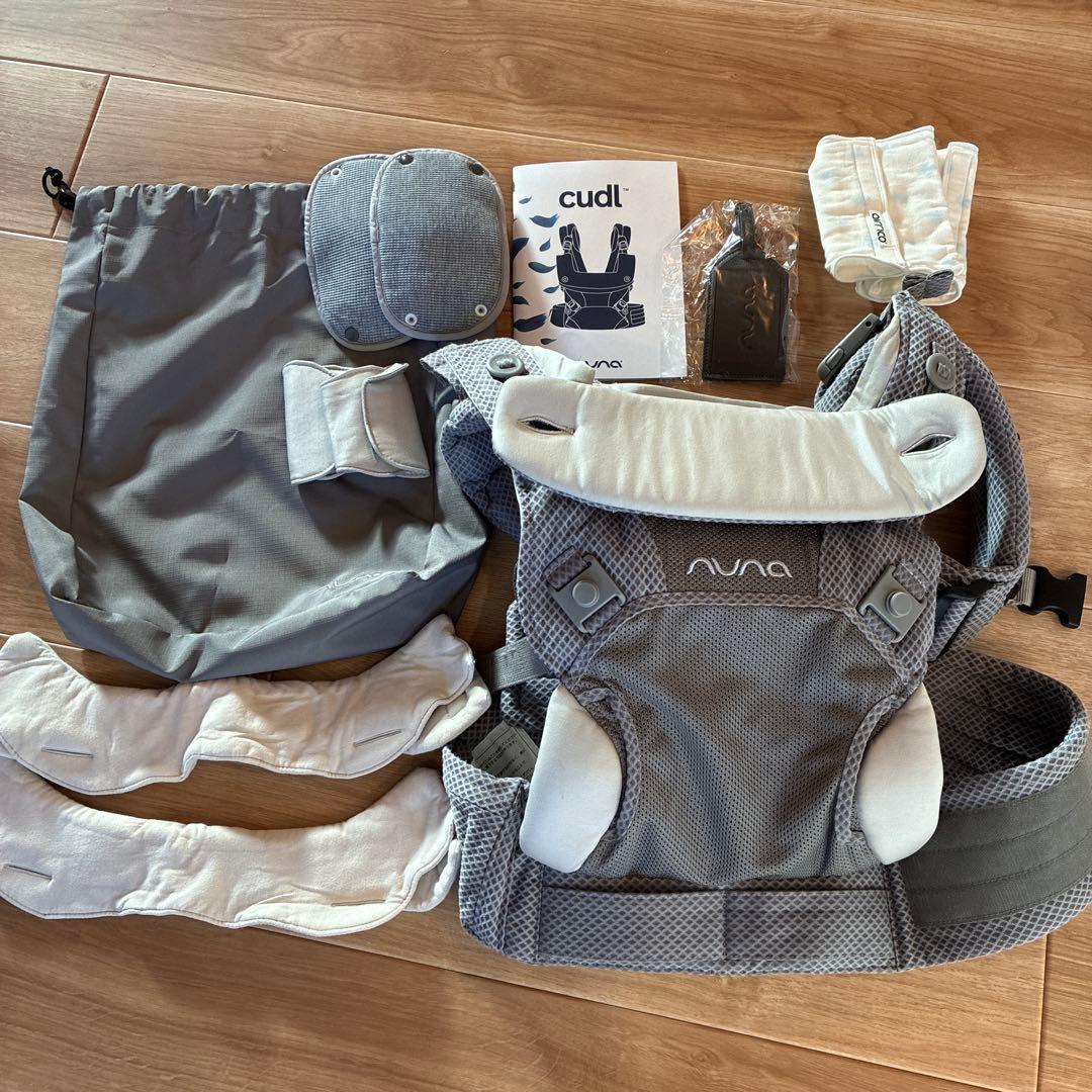 NUNA Cudl 抱っこ紐 グレー - メルカリ
