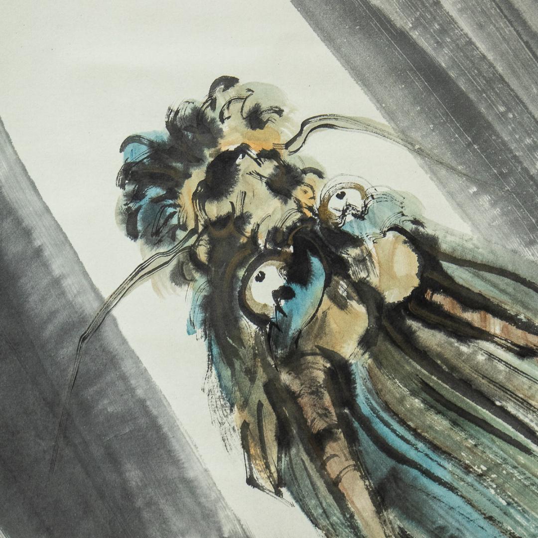 掛軸-1246 小林五浪 龍 共箱 太巻 二重箱 - メルカリ