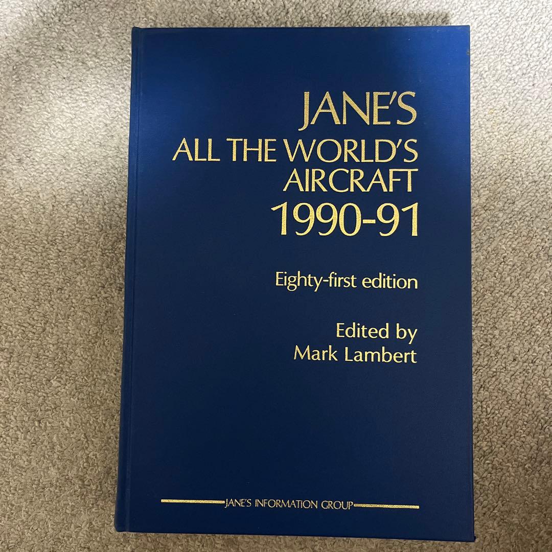 洋書 JANE'S ALL THE WORLD'S AIRCRAFT 1990-91 Jane's All the World's Aircraft 1990-91 - Etsy