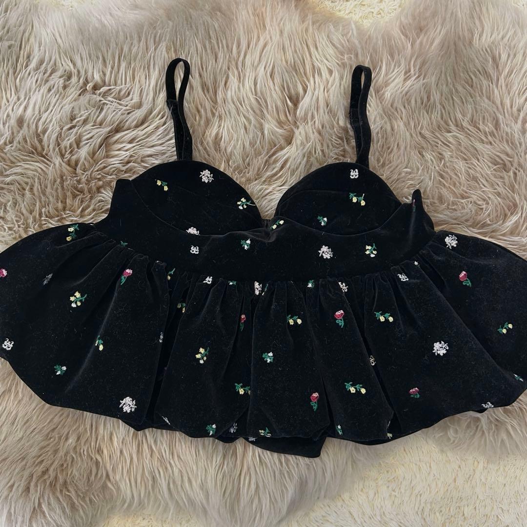 Bibiy. B. STARRY BUSTIER 花柄　ビスチェ B51-BS005BKF.jpg?v=1753942963&