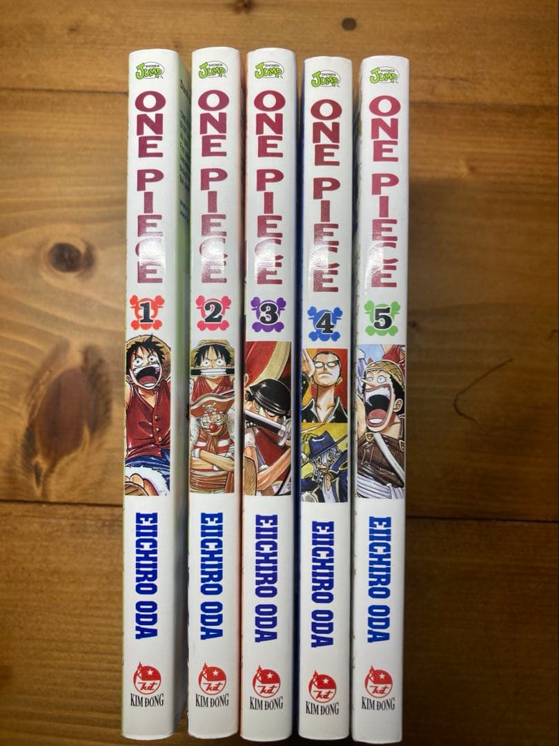 ベトナム語版」ONE PIECE ワンピース漫画 1-5巻セット - メルカリ